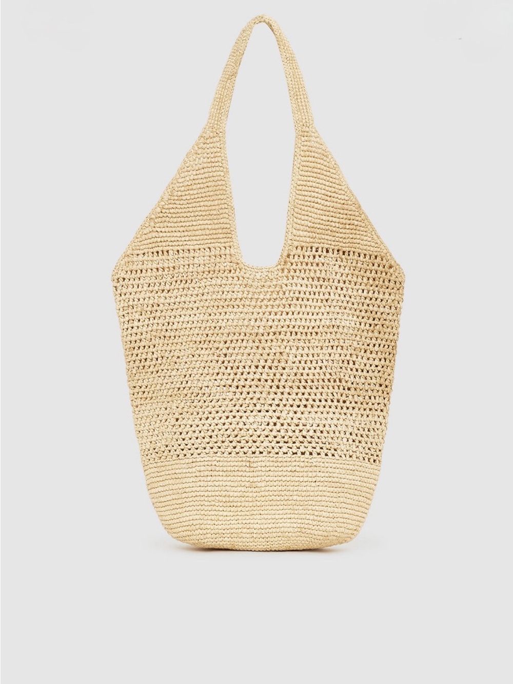 LEAH LOGO HOBO RAFFIA - NATURAL - Picture 2 of 8